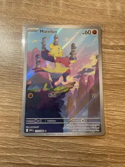 Pokemon Mienfoo TCG White Flare Illustration Rare Card 133/086 - Image 1