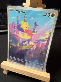 Pokemon TCG Mienfoo 133/086 Illustration Rare – S&V White Flare Set – NM - Image 2