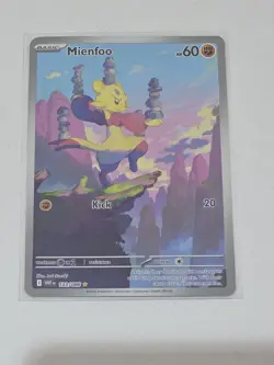 Pokemon Mienfoo TCG White Flare Illustration Rare Card 133/086 NM/M - Image 1