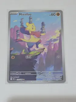 Pokemon Mienfoo TCG White Flare Illustration Rare Card 133/086 NM/M - Image 2