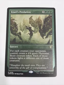 Ezuri's Predation Foil Etched - Commander Masters MTG - Image 1
