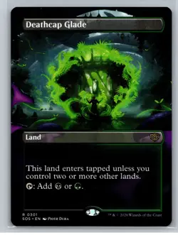MTG - Secrets of Strixhaven #301 Deathcap Glade Borderless Rare - Image 1