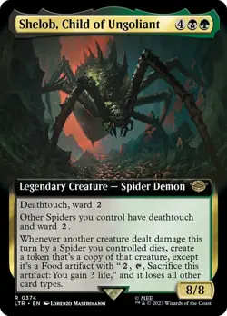 Shelob, Child of Ungoliant - Extended Art Light Play, English Magic the Gatherin - Image 1