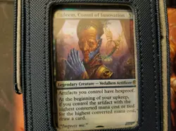 MTG Custom Commander Deck Padeem Consul of Innovation with 17 Unglued Islands - Image 1