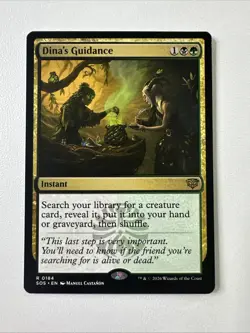 Dina's Guidance Regular #184 Secrets of Strixhaven MTG NM - Image 1