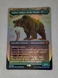MTG Lumra, Bellow of the Woods FOIL Borderless - BLB / 0293 - - Image 1