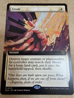 Erode - (Extended Art) Secrets of Strixhaven Regular - Mtg - Image 1