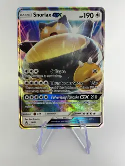 Snorlax GX SM05 Promo Foil Pokemon NM - Image 1