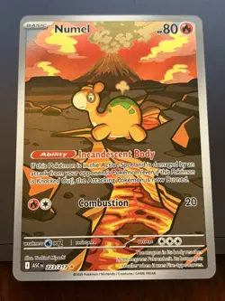 Pokemon Numel Illustration Rare ME: Ascended Heroes 223/217 NM - Image 1