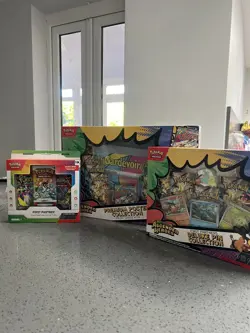 Pokemon TCG Ascended Heroes Poster Collection, Pin Collection And First Partner - Image 1