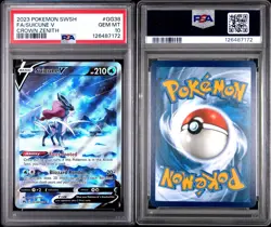 Pokemon Suicune V GG38/GG70 Crown Zenith PSA 10 Gen Mint Alt Art - Image 3