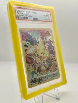 2023 Pokemon Pikachu 160 Crown Zenith Full Art PSA 10 Gem Mint - Image 2