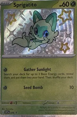 Sprigatito 076 Holo P Scarlet & Violet Promo Pokemon NM - Image 1
