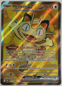 🔥🔥Pokemon Meowth EX Perfect Order 107/088 Ultra Rare🔥🔥 - Image 2