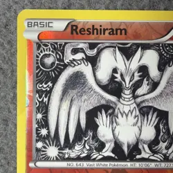 LP 2013 Pokemon Reshiram Black & White 28/113 Legendary Treasures Reverse Holo. - Image 5