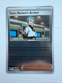 Team Rocket's Archer 201/217 ME: Ascended Heroes Pokemon Reverse Holo NM - Image 1