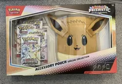 Pokemon TCG Scarlet & Violet Prismatic Evolutions Accessory Pouch SEALED - Image 1