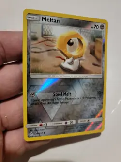 Pokemon Unbroken Bonds TCG - Single - Rare - Holo - Reverse Holo - EUC Meltan - Image 1