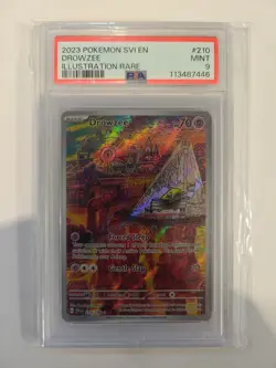 🔥Pokemon Drowzee PSA 9 210/198 SV01 Scarlet & Violet Set Holo LETS GO!📈 - Image 1