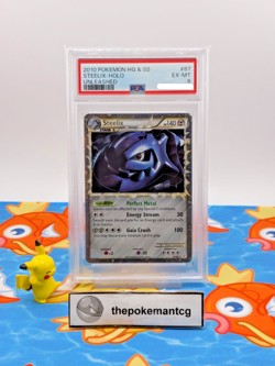PSA 2010 Pokemon HG & SS Steelix-Holo Unleashed #87 EX-MT 6 - Image 1