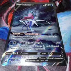 Suicune V GG38/GG70 Pokemon Crown Zenith Galarian Gallery V Rare - Image 4
