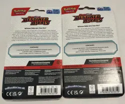 Pokemon Destined Rivals Checklane Blister-Eevee Promo-Factory Sealed X2 💥🔥 - Image 2