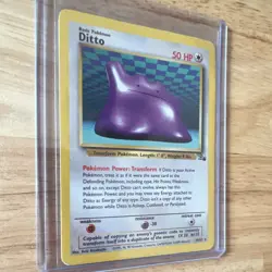 Pokemon TCG Ditto Fossil 18/62 Rare Unlimited Regular 1999 Keiji Kinebuchi - Image 3