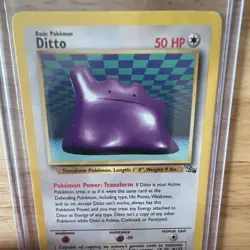 Pokemon TCG Ditto Fossil 18/62 Rare Unlimited Regular 1999 Keiji Kinebuchi - Image 5