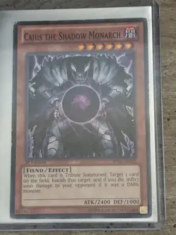 Caius the Shadow Monarch BP01-EN018 1st Edition Rare Battle Pack: Epic Dawn LP - Image 1