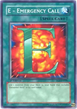 E - Emergency Call - EOJ-EN039 - Common - Unlimited Edition - Damaged - Enemy of - Image 1