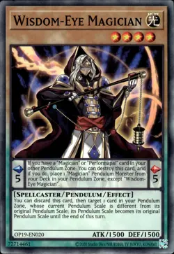 Wisdom-Eye Magician - OP19-EN020 - LP - YuGiOh - Image 1