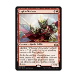 WOTC MtG Prerelease Promos Legion Warboss (R) (Foil) EX - Image 1