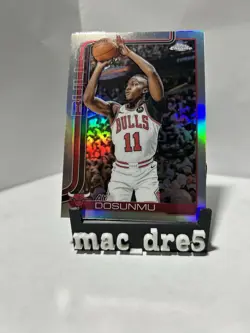 2025-26 Topps Chrome - Ayo Dosunmu #95 Refractor Chicago Bulls - Image 1