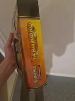 POKEMON TCG Tapu Koko Pin Collection Factory Sealed Box-3 Booster Packs,Pin,Foil - Image 2