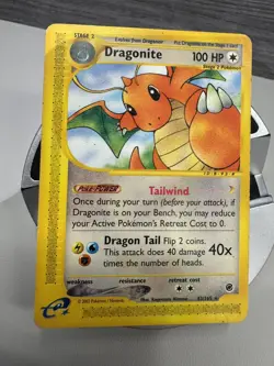 Dragonite 43/165 Expedition Base Set WOTC Pokemon Card LP Non-Holo - Image 1