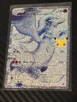 Pokemon TCG Reshiram Celebrations Classic Collection Card 113/114 NM/M Condition - Image 1