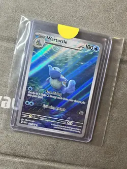 Pokemon TCG Wartortle 171/165 Scarlet & Violet 151 Holo Illustration Rare Card - Image 1