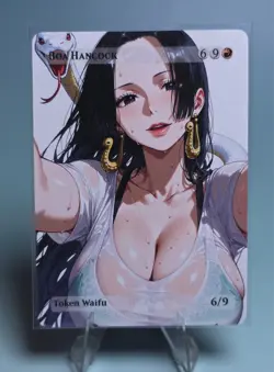 Boa Hancock, Waifu the Gathering, One Piece Anime Waifu Female Trading Card - Image 1
