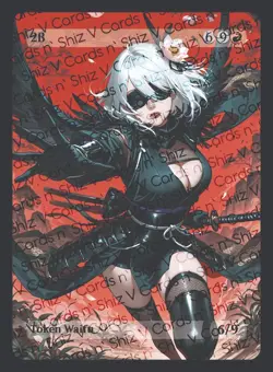 2B, Waifu the Gathering, Custom Anime Nier Automata Trading Card - Image 1