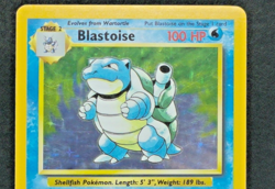 Blastoise 2/102 Base Set Holo Pokemon Card WOTC 1999 Vintage LP - Image 3