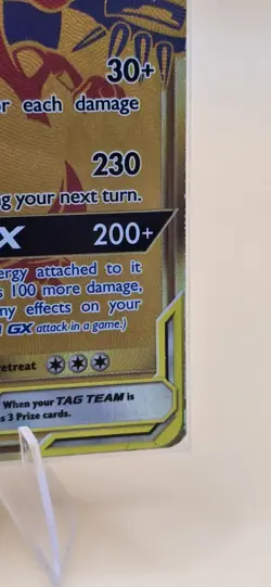 Pokemon Card Reshiram & Charizard GX SM247 Promo – Sun & Moon – Near Mint Holo - Image 5