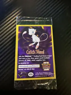 Mewtwo Pokemon The First Movie Promo Card Factory Sealed 1999 WB Gold Stamp - Image 3