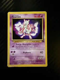 Mewtwo Pokemon The First Movie Promo Card Factory Sealed 1999 WB Gold Stamp - Image 5