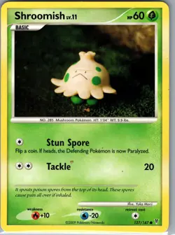 Shroomish 127/147 Non Holo Supreme Victors - Pokemon Card - NM - Image 1