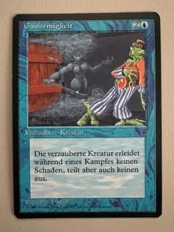 4x Blau 2xU + 2xC MTG - Renaissance deutsch ©1995 NM zB Twiddel, Uberflutung .. - Image 2
