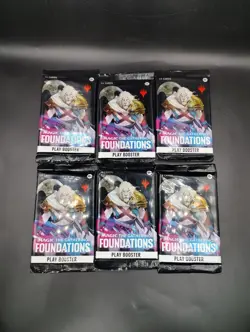 6 Booster Packs - MTG Foundations Play Booster Packs - Magic the Gathering - Image 1