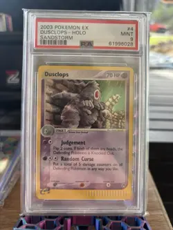 2003 Pokemon EX Dusclops Holo Sandstorm Psa 9 - Image 1