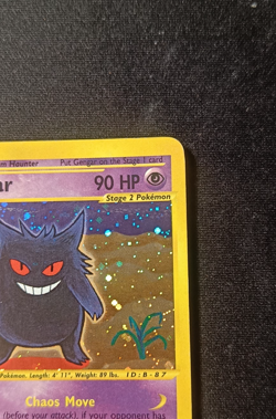 Pokemon Gengar 13/165 Expedition - Holo Rare ENG WOTC Baba - Image 4