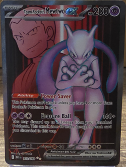 Team Rocket's Mewtwo ex 213/182 Sv10: Destined Rivals Ultra Rare Holo FA - Image 1