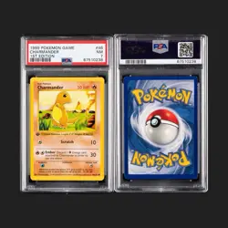 1999 POKEMON BASE SET 1ST EDITION #46 CHARMANDER PSA 7 - Image 1